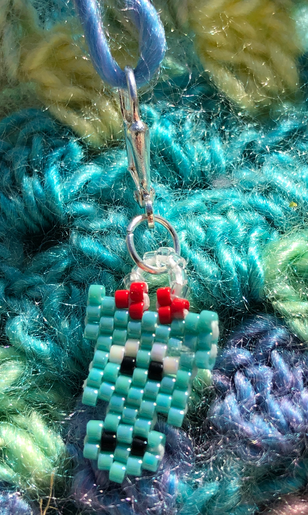 Handmade Beaded Stitch Marker Knitting Crochet