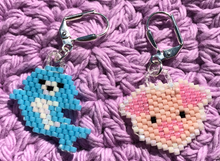 Load image into Gallery viewer, Handmade Beaded Stitch Marker Knitting Crochet
